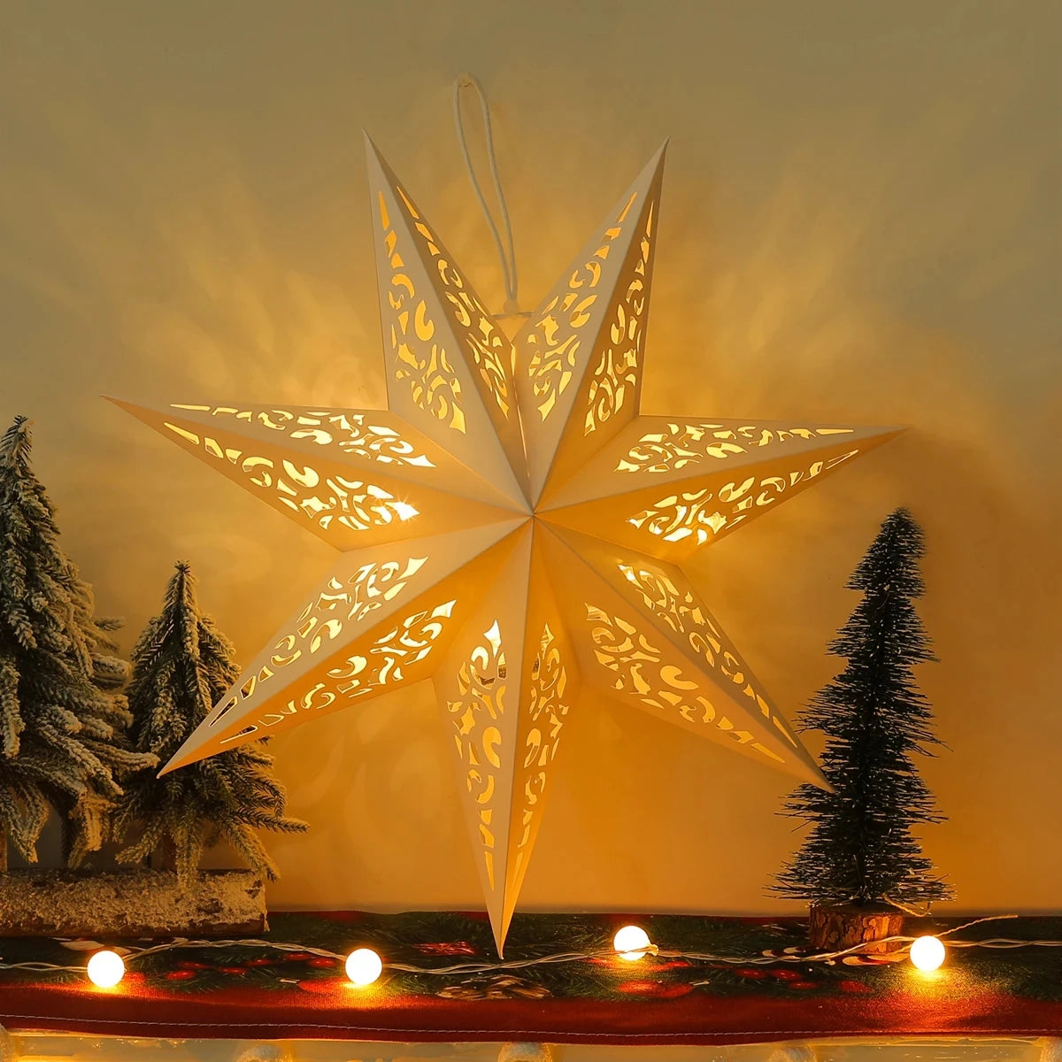 Star Hanging Pendant Christmas Decoration