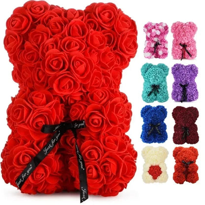 Artificial Flower Eternal Rose Teddy Bear Valentine's Day Gifts