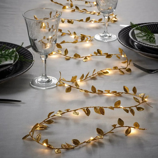 Golden Leaf Fairy Light