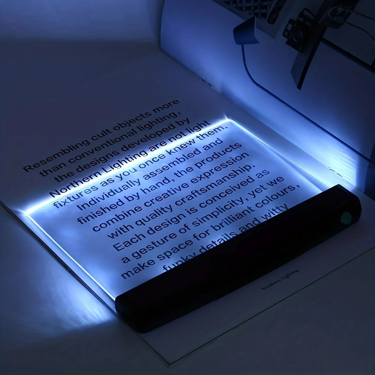 LED Flat Night Reading Light Panel