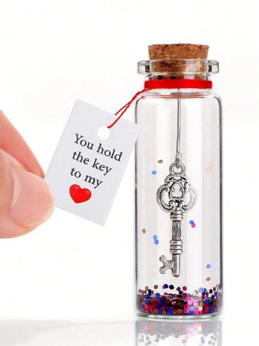 1pc Wishing Bottle Decorative Bottle Love Anniversary Wedding Mother's Day Valentines Day Gift For Mother For Her For Him