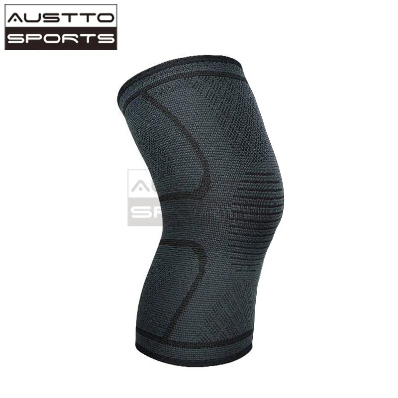 Austto 1PC Knee Guard Knee Support Braces Compression Protection Sleeves for Running Basketball Squats Fitness Workouts