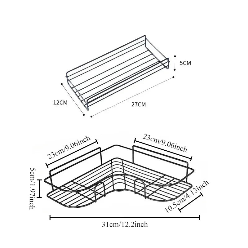 Bathroom Shelf Wall Mounted Corner Storage Shelves