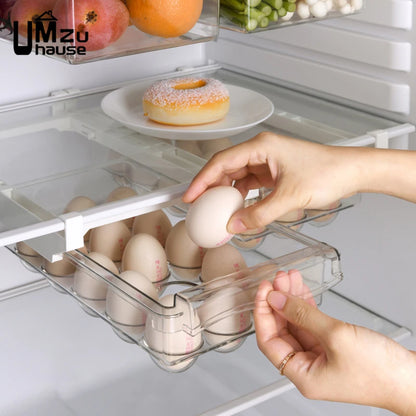 Sliding Tray Fridge Shelf Kitchen Organiser