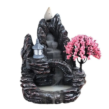 Backflow Waterfall Home Incense Burner