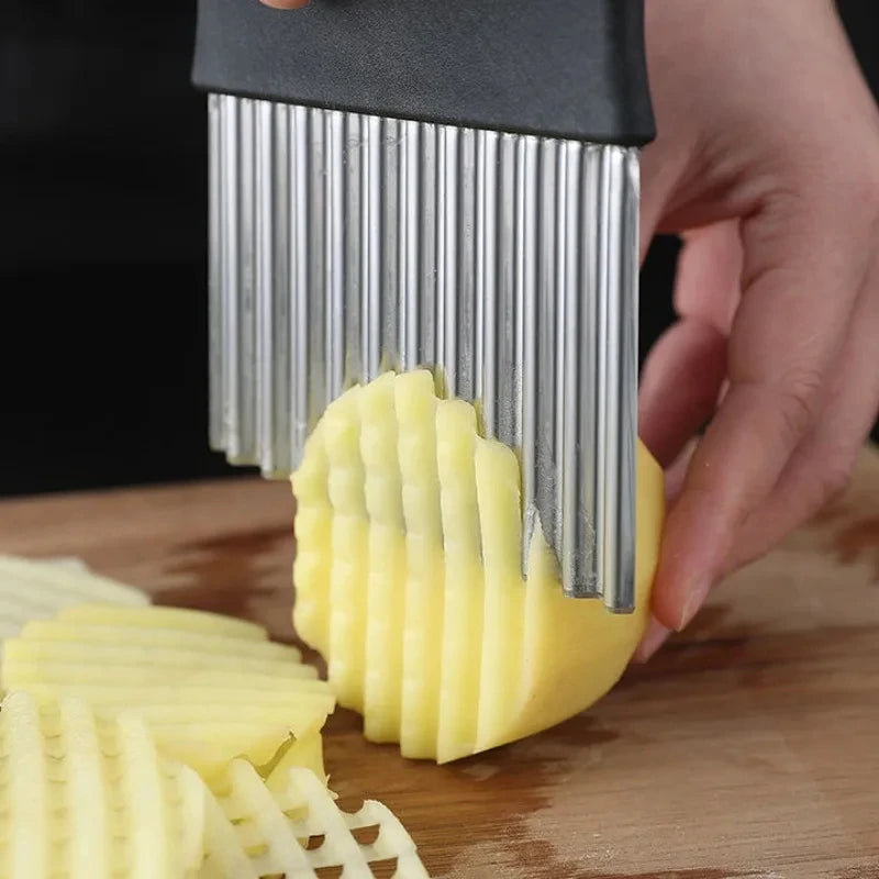 Stainless Steel Crinkle Chip Slicer