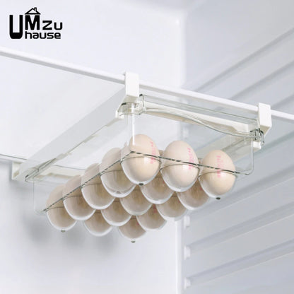 Sliding Tray Fridge Shelf Kitchen Organiser