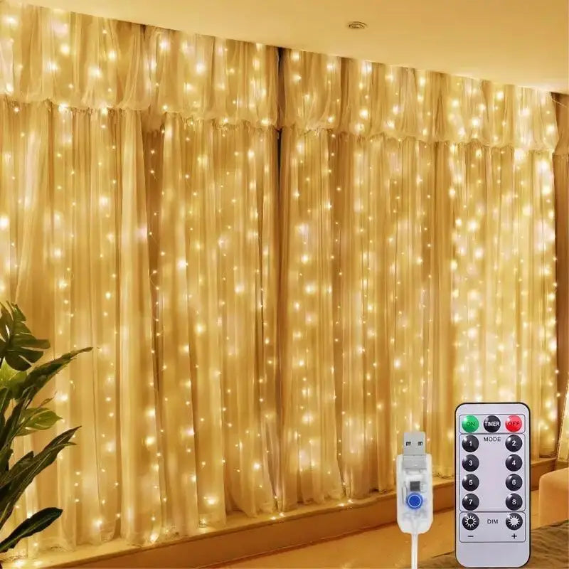 3/4/6M LED Curtain Lights