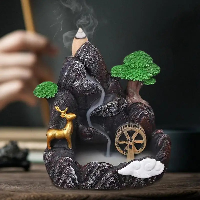 Backflow Waterfall Home Incense Burner