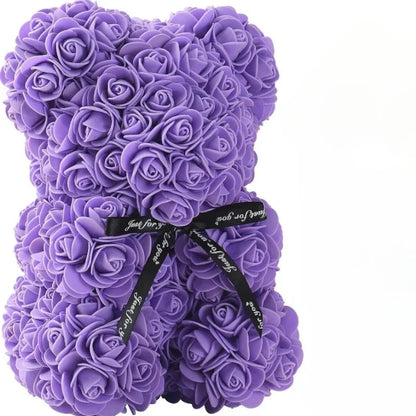 Artificial Flower Eternal Rose Teddy Bear Valentine's Day Gifts