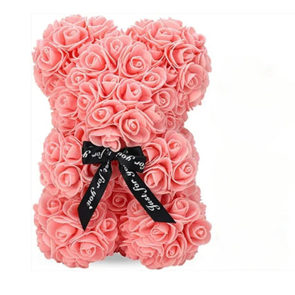 Artificial Flower Eternal Rose Teddy Bear Valentine's Day Gifts