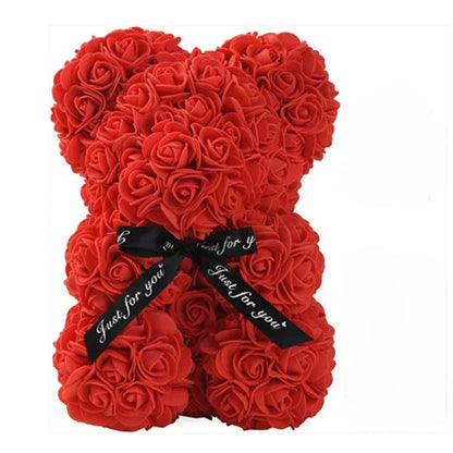 Artificial Flower Eternal Rose Teddy Bear Valentine's Day Gifts