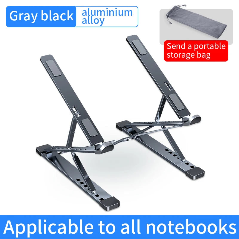 CMASO NEW N8 Adjustable Laptop Stand Aluminum for Macbook Tablet Notebook Stand Table Cooling Pad Foldable Laptop Holder