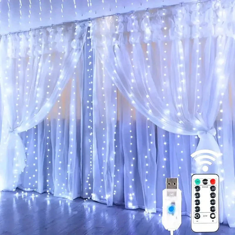 3/4/6M LED Curtain Lights